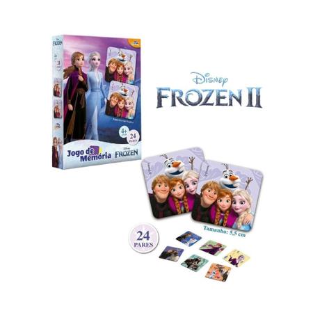 Jogo de memoria infantil com tema frozen divertido toyster Menor preço em Jogo de memoria infantil com tema frozen divertido toyster