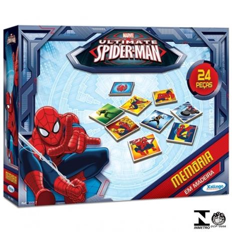 Jogo De Memória Madeira Ultimate Spider Man 20087 Xalingo Menor preço em Jogo De Memória Madeira Ultimate Spider Man 20087 Xalingo