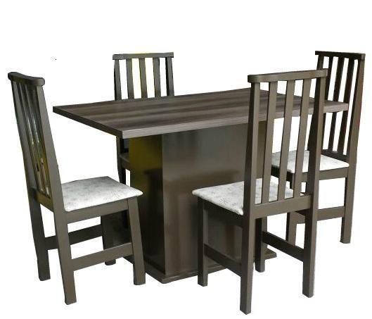 Jogo De Mesa Com Pe Central C/ 4 Cadeiras Reta Alta Sea Moveis - Sa móveis Menor preço em Jogo De Mesa Com Pe Central C/ 4 Cadeiras Reta Alta Sea Moveis - Sa móveis