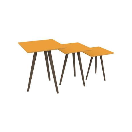 Jogo De Mesa Quadrada 3 Peças Amarelo - Pinoquio Menor preço em Jogo De Mesa Quadrada 3 Peças Amarelo - Pinoquio