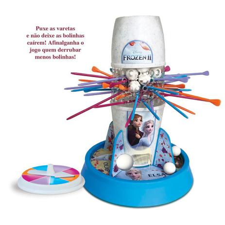 Jogo De Mesa Torre Tira Pega Varetas Palitos Disney Frozen 2 ou Luccas Neto Original Elka 1133 1114 Menor preço em Jogo De Mesa Torre Tira Pega Varetas Palitos Disney Frozen 2 ou Luccas Neto Original Elka 1133 1114