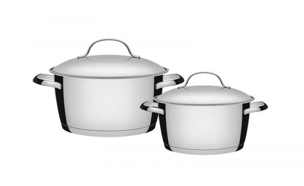 Jogo de Panelas 2 Peças Inox Allegra Tramontina 65660230 Menor preço em Jogo de Panelas 2 Peças Inox Allegra Tramontina 65660230
