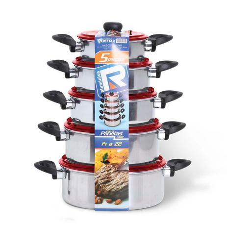 Jogo de Panelas 5 Peças - Alumínio Redar é boa?