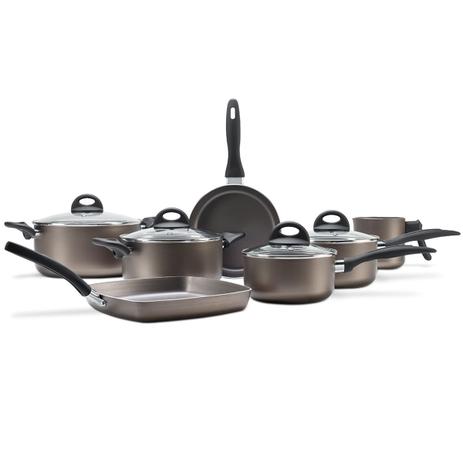 Jogo De Panelas 7 Peças Frigideira Grill Antiaderente Brinox Fendi Menor preço em Jogo De Panelas 7 Peças Frigideira Grill Antiaderente Brinox Fendi