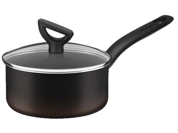 Jogo de Panelas Antiaderente 2,4mm Rochedo Inova - Preto 4 peças