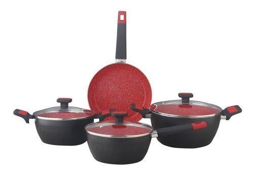Jogo De Panelas Cerâmica Tampa De Vidro Diamond 4 Peças 3mm - Class Home Menor preço em Jogo De Panelas Cerâmica Tampa De Vidro Diamond 4 Peças 3mm - Class Home