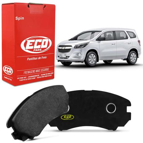 Jogo de Pastilha de Freio Dianteira Chevrolet Spin 2017 2018 2019 Com Sensor de Desgaste Ecopads Menor preço em Jogo de Pastilha de Freio Dianteira Chevrolet Spin 2017 2018 2019 Com Sensor de Desgaste Ecopads
