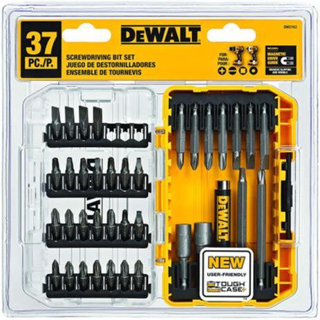 Jogo De Ponta Bits P/ Parafusar 37 Pças Dewalt Dw2163 Menor preço em Jogo De Ponta Bits P/ Parafusar 37 Pças Dewalt Dw2163