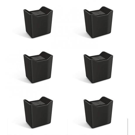 Jogo de Porta Detergente com Dispenser 6 Peças 500ml Premium UZ Preto Menor preço em Jogo de Porta Detergente com Dispenser 6 Peças 500ml Premium UZ Preto