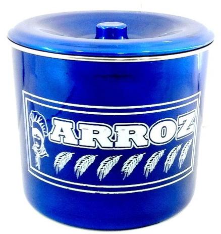Jogo De Potes De Mantimentos Em Aluminio Na Cor Azul Escuro Com 5 Peças - Panelas brasil Menor preço em Jogo De Potes De Mantimentos Em Aluminio Na Cor Azul Escuro Com 5 Peças - Panelas brasil