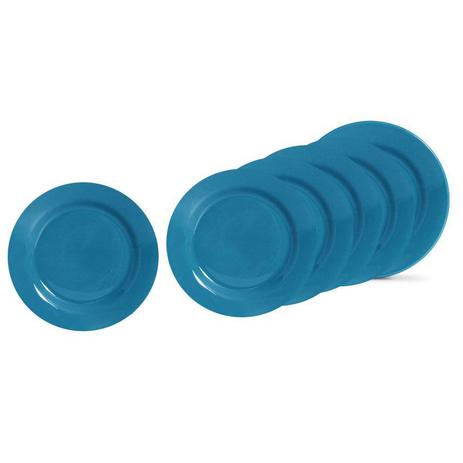 Jogo De Prato Raso Conjunto 6 Peças Azul Ceramica - Scalla é boa?