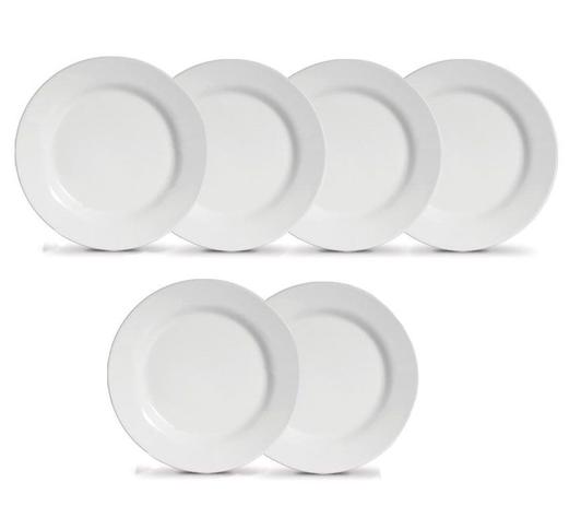 Jogo de Prato Raso Conjunto 6 Peças Branco Ceramica - Scalla é ruim? Jogo de Prato Raso Conjunto 6 Peças Branco Ceramica - Scalla é boa?