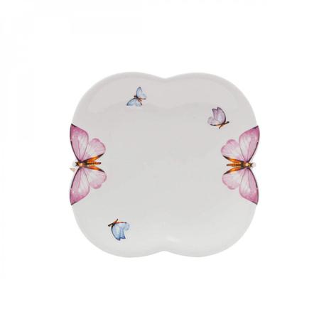 Jogo de Pratos de Sobremesa Porcelana 6 Peças 21,5cm Borboletas Wolff Rojemac Branco Menor preço em Jogo de Pratos de Sobremesa Porcelana 6 Peças 21,5cm Borboletas Wolff Rojemac Branco