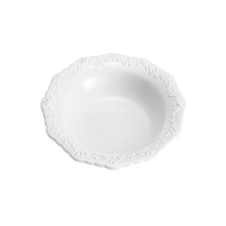 Jogo de pratos fundo em porcelana Wolff Alto Relevo 21,5cm 6 peças branco Menor preço em Jogo de pratos fundo em porcelana Wolff Alto Relevo 21,5cm 6 peças branco