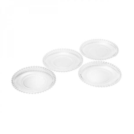 Jogo de Pratos para Couvert Cristal 4 Peças 18,5cm Pearl Wolff Rojemac Transparente Menor preço em Jogo de Pratos para Couvert Cristal 4 Peças 18,5cm Pearl Wolff Rojemac Transparente
