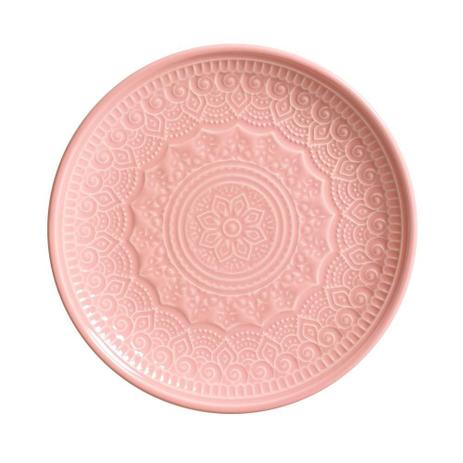 Jogo de Pratos para Sobremesa Agra 6 Peças Rosa - Porto brasil Menor preço em Jogo de Pratos para Sobremesa Agra 6 Peças Rosa - Porto brasil