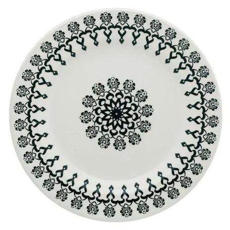 Jogo de Pratos Rasos 24 cm Cerâmica Donna Folk 6 Peças - Biona Menor preço em Jogo de Pratos Rasos 24 cm Cerâmica Donna Folk 6 Peças - Biona