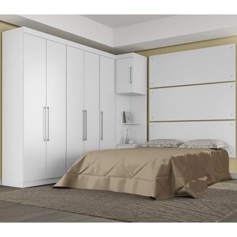 Jogo de Quarto Casal Modulado Modena CP5 Branco - Demóbile é boa?