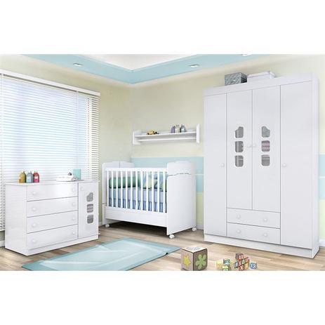 Jogo De Quarto Com Berço Vira Mini Cama E Roupeiro MDF 15MM - PHOENIX BABY Menor preço em Jogo De Quarto Com Berço Vira Mini Cama E Roupeiro MDF 15MM - PHOENIX BABY