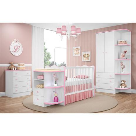 Jogo De Quarto Infantil 3 Peças Doce Sonho QMOVI Menor preço em Jogo De Quarto Infantil 3 Peças Doce Sonho QMOVI