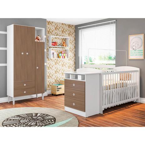 Jogo De Quarto Infantil Branco E Montana Encanto Art In Móveis Menor preço em Jogo De Quarto Infantil Branco E Montana Encanto Art In Móveis