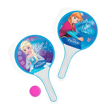 Jogo de Raquete Frescobol Frozen Azul - Líder - Lider Menor preço em Jogo de Raquete Frescobol Frozen Azul - Líder - Lider