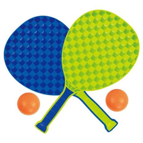 Jogo de raquetes 2 bolas DM Sports - Dm Toys Menor preço em Jogo de raquetes 2 bolas DM Sports - Dm Toys