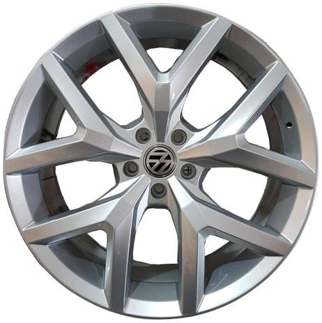 Jogo de Rodas Aro 20” 5x120 AMAROK V6 2019 - Prata - GT-7 - Kyowa Menor preço em Jogo de Rodas Aro 20” 5x120 AMAROK V6 2019 - Prata - GT-7 - Kyowa