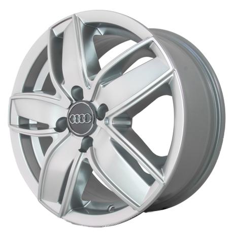 Jogo de Rodas Audi A3 Sportback Aro 17 x 7,0 4x100 ET40 K46 Prata Diamantado - Kr wheels Menor preço em Jogo de Rodas Audi A3 Sportback Aro 17 x 7,0 4x100 ET40 K46 Prata Diamantado - Kr wheels