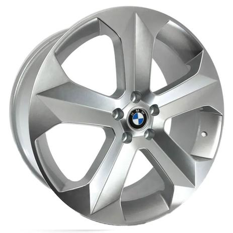 Menor preço em Jogo de Rodas BMW X6 Aro 17 x 7,0 5x100 ET40 K47 Prata Diamantado - Kr Wheels