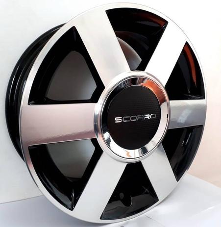 Menor preço em Jogo de rodas Ford Fiesta Aro 15” - Scorro S181 - Furação 4x108 - DP