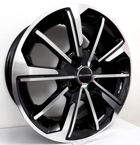 Jogo de rodas Gol Celta Aro 15” - Scorro S266 - Furação 4x100 - DP Menor preço em Jogo de rodas Gol Celta Aro 15” - Scorro S266 - Furação 4x100 - DP