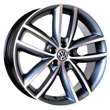 Jogo De Rodas Golf Confortilne Aro 17 x 7,0 5x100 ET42 R22 VW Grafite Diamantado - Krmai Menor preço em Jogo De Rodas Golf Confortilne Aro 17 x 7,0 5x100 ET42 R22 VW Grafite Diamantado - Krmai