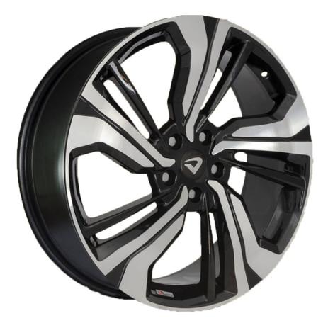 Menor preço em Jogo De Rodas New Civic G10 2017 Aro 20 x 7,5 Honda Volcano Tokyo Preto Diamantado et45 5x114,3