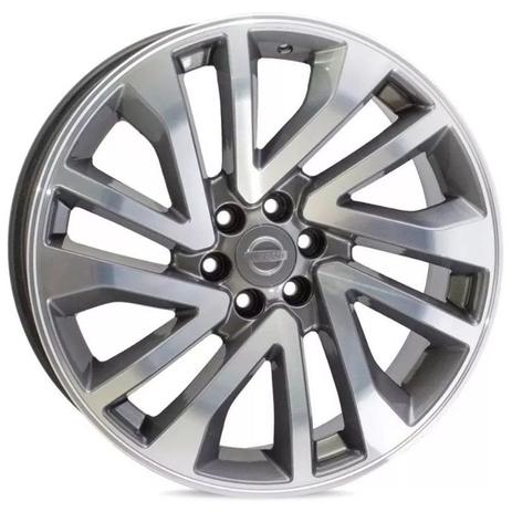 Jogo de Rodas Nissan Frontier Aro 18 x 8,5 6x114,3 ET33 S01 Grafite Diamantado - Kr wheels Menor preço em Jogo de Rodas Nissan Frontier Aro 18 x 8,5 6x114,3 ET33 S01 Grafite Diamantado - Kr wheels
