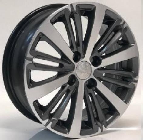 Menor preço em Jogo de Rodas PEUGEOT 208 Aro 16” Furação 4X108 GD - S10 - Krmai