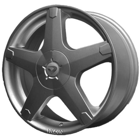 Jogo de Rodas Volcano Axxis Aro 17 x 6,0 4x100 ET42 Grafite Fosco - Volcano wheels Menor preço em Jogo de Rodas Volcano Axxis Aro 17 x 6,0 4x100 ET42 Grafite Fosco - Volcano wheels