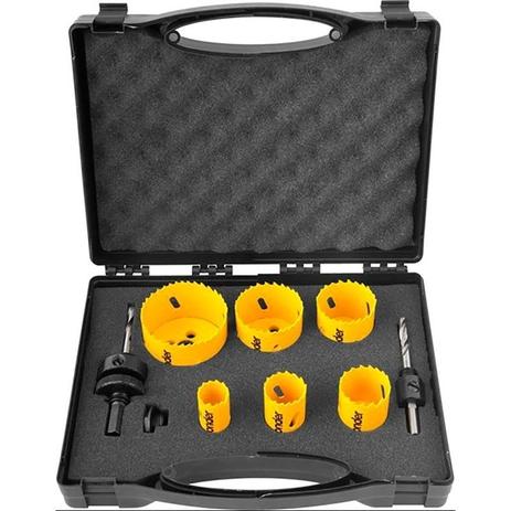 Jogo de serras copo bimetal 9 peças aço rápido SCV 300 VONDER é ruim? Jogo de serras copo bimetal 9 peças aço rápido SCV 300 VONDER é boa?