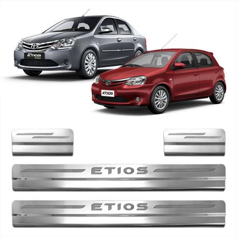 Jogo de Soleira Etios 2013 a 2019 Aço Inox Polido 4 Pçs - Solida Menor preço em Jogo de Soleira Etios 2013 a 2019 Aço Inox Polido 4 Pçs - Solida