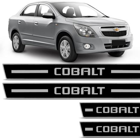 Jogo de Soleira Resinada Chevrolet Cobalt 2012 a 2018 Preto com Grafia Cromada Excelente Fixação - Resitank Menor preço em Jogo de Soleira Resinada Chevrolet Cobalt 2012 a 2018 Preto com Grafia Cromada Excelente Fixação - Resitank