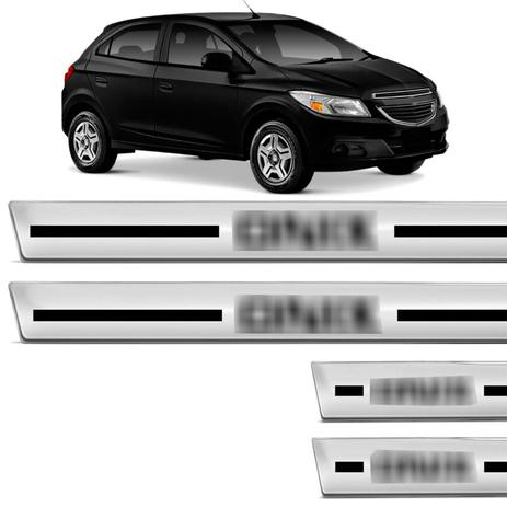 Jogo de Soleira Resinada Chevrolet Onix 2012 a 2018 4 Peças com Grafia Excelente Fixação - Resitank Menor preço em Jogo de Soleira Resinada Chevrolet Onix 2012 a 2018 4 Peças com Grafia Excelente Fixação - Resitank