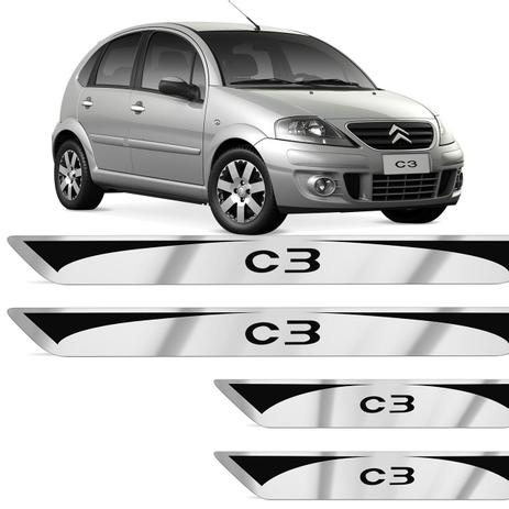Jogo de Soleira Resinada Citroen C3 2004 a 2019 Modelo Escovado Grafia Excelente Fixação - Prime Menor preço em Jogo de Soleira Resinada Citroen C3 2004 a 2019 Modelo Escovado Grafia Excelente Fixação - Prime