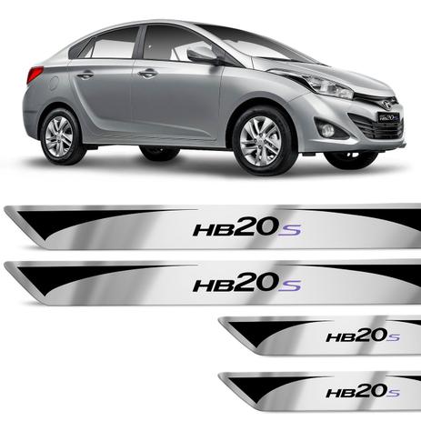 Jogo de Soleira Resinada HB20s Sedan 2014 a 2018 Modelo Escovado Grafia Excelente Fixação - Resitank Menor preço em Jogo de Soleira Resinada HB20s Sedan 2014 a 2018 Modelo Escovado Grafia Excelente Fixação - Resitank
