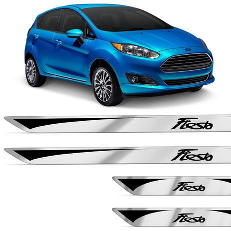 Jogo de Soleira Resinada New Fiesta Hatch Sedan 11 a 18 Escovado Grafia Excelente Fixação - Resitank Menor preço em Jogo de Soleira Resinada New Fiesta Hatch Sedan 11 a 18 Escovado Grafia Excelente Fixação - Resitank