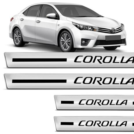 Jogo de Soleira Resinada Toyota Corolla 2014 a 2018 4 Peças com Grafia Excelente Fixação - Resitank Menor preço em Jogo de Soleira Resinada Toyota Corolla 2014 a 2018 4 Peças com Grafia Excelente Fixação - Resitank