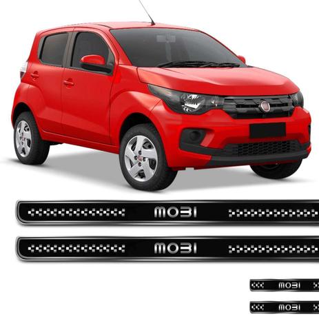 Jogo de Soleiras Resinadas Adesivas Fiat Mobi 2016 a 2018 Preta 4 Peças com Grafia Personalizada - Prime Menor preço em Jogo de Soleiras Resinadas Adesivas Fiat Mobi 2016 a 2018 Preta 4 Peças com Grafia Personalizada - Prime