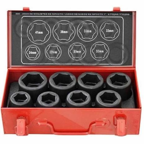 Jogo de soquetes sextavados de impacto longos 1 - 5 peças - robust Menor preço em Jogo de soquetes sextavados de impacto longos 1 - 5 peças - robust