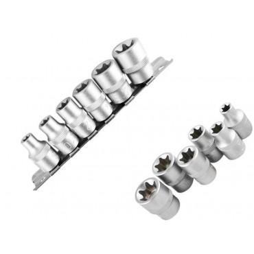 Jogo De Soquetes Torx Fêmea 1/2 Aço CR-V 6 Peças E10 A E20 EDA-6TB é ruim? Jogo De Soquetes Torx Fêmea 1/2 Aço CR-V 6 Peças E10 A E20 EDA-6TB é boa?