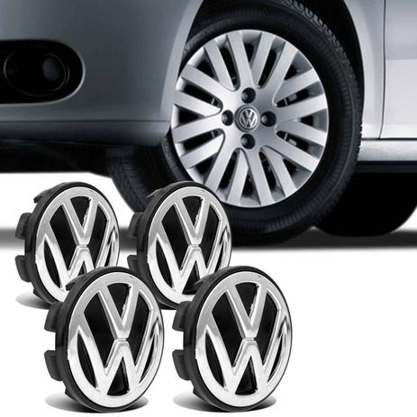 Jogo de Sub Calota Volkswagen 51mm Centro de Roda Preto e Cromado 4 Peças - Emblemax Menor preço em Jogo de Sub Calota Volkswagen 51mm Centro de Roda Preto e Cromado 4 Peças - Emblemax