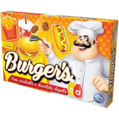 Jogo De Tabuleiro Burgers - Pais E Filhos Menor preço em Jogo De Tabuleiro Burgers - Pais E Filhos